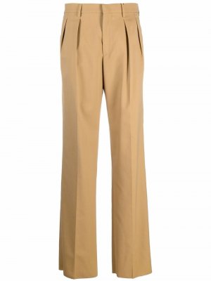 Прямые брюки с завышенной талией ETRO. Цвет: коричневый
