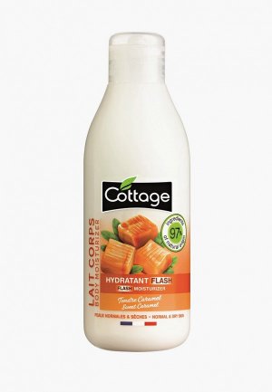 Молочко для тела Cottage СЛАДКАЯ КАРАМЕЛЬ/ Body Moisturizer –  Sweet Caramel - Normal & Dry Skin, 200 мл