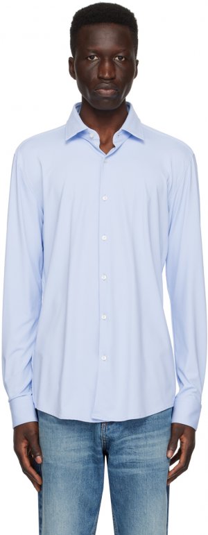 Синяя рубашка на пуговицах , цвет Light/Pastel blue Hugo