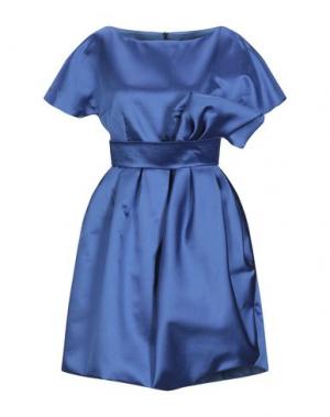 Короткое платье IO COUTURE. Цвет: ярко-синий