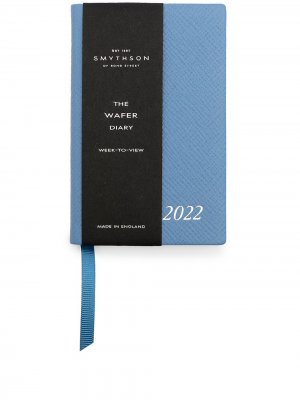 Записная книжка 2022 Wafer Smythson. Цвет: синий