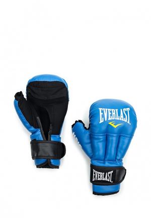 Перчатки для рукопашного боя Everlast. Цвет: синий