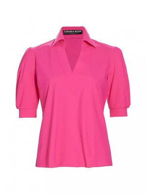 Топ Fadatess с объемными рукавами , цвет spicy pink Chiara Boni La Petite Robe