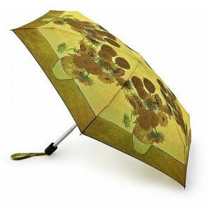 Мини-зонт , желтый FULTON. Цвет: желтый/охра