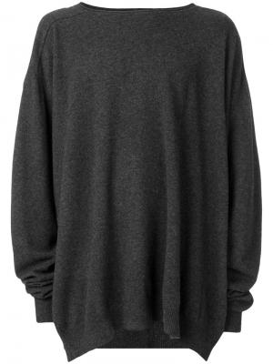 Пуловер свободного кроя Société Anonyme. Цвет: серый
