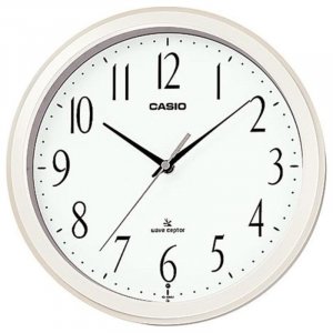 Настенные часы CASIO [волновой приёмник] жемчужно-белый IQ1060J7JF [с функцией автоматического радиоприёма]