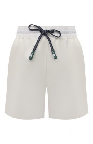 Шерстяные шорты Lacoste. Цвет: белый
