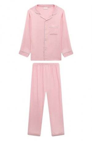 Пижама из вискозы Story Loris. Цвет: розовый