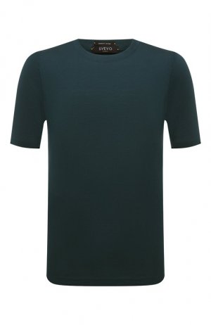 Хлопковая футболка Svevo. Цвет: зелёный