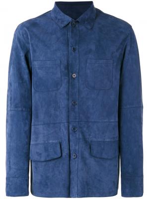 Джинсовая куртка рубашечного кроя Desa 1972. Цвет: синий