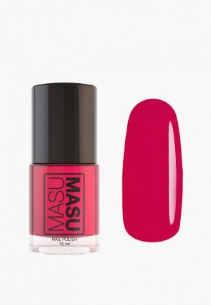 Лак для ногтей Masura Малиновый Поцелуй, 15 мл. Цвет: розовый