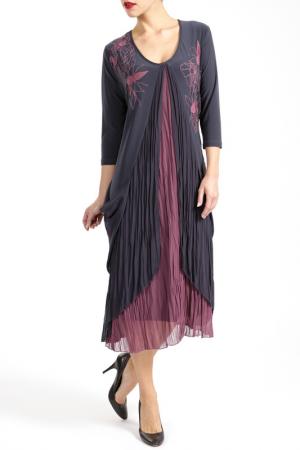 Платье LA MOUETTE. Цвет: фиолетовый
