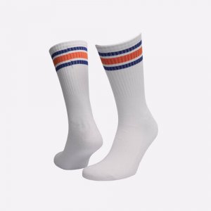 Носки Striped Sox, размер 42/45, белый, оранжевый Sneakerhead. Цвет: оранжевый/белый-оранжевый/белый