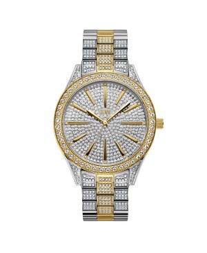Женские часы Cristal Diamond (1/8 карата) из нержавеющей стали , серебро Jbw