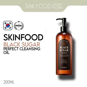 SKIN FOOD Масло для умывания Black Sugar Perfect Cleansing Oil 200мл Skinfood