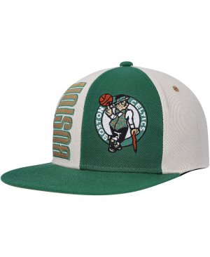 Мужская кремовая бейсболка Boston Celtics Hardwood Classics Pop Snapback Mitchell & Ness