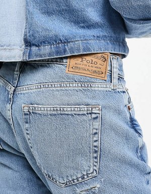 Светлые джинсы бойфренда длиной до щиколотки . Polo Ralph Lauren