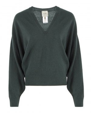 Пуловер ALYSI. Цвет: зеленый