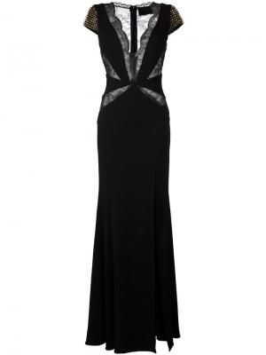 Вечернее платье Daphne Philipp Plein. Цвет: чёрный
