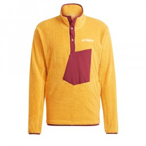 Спортивный свитер Xploric High-Pile-Fleece Pullover, желтый ADIDAS TERREX