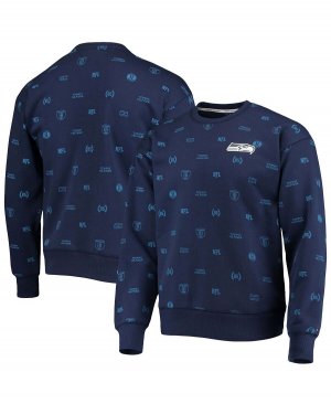 Мужская толстовка с графическим пуловером college navy seattle seahawks reid , синий Tommy Hilfiger