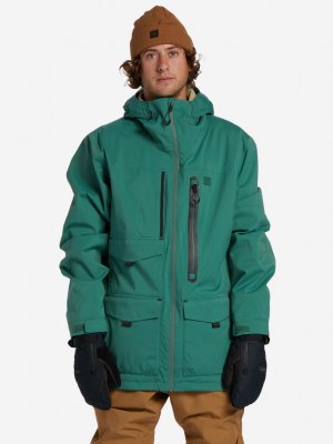 Куртка утепленная мужская Prism, Зеленый Billabong. Цвет: зеленый