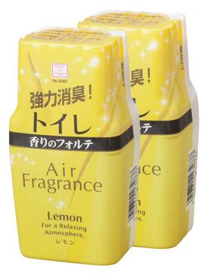 Air Fragrance фильтр запахов в туалете с ароматом лимона 2шт. Kokubo. Цвет: желтый