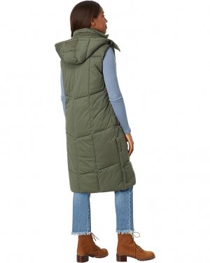 Утепленный жилет Hooded Maxi Puffer Vest, цвет Utility Avec Les Filles