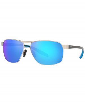 Мужские поляризованные солнцезащитные очки the bird 62 Maui Jim, мульти