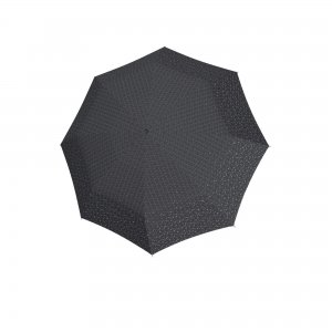 Женский полуавтоматический зонт , серый Knirps. Цвет: серый