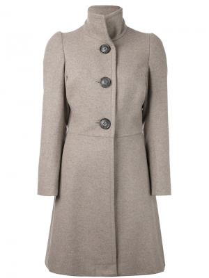Однобортное пальто Vivienne Westwood Anglomania. Цвет: телесный