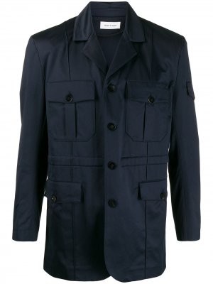 Однобортная куртка Ernest W. Baker. Цвет: синий