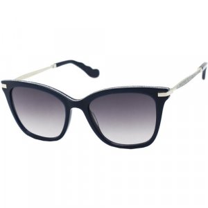Солнцезащитные очки , синий, черный Enni Marco. Цвет: черный/синий