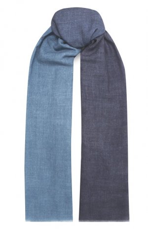 Кашемировый шарф MUST. Цвет: синий