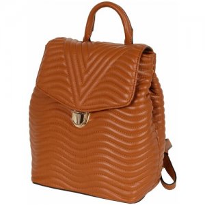 Рюкзак , внутренний карман, коричневый Pola. Цвет: коричневый