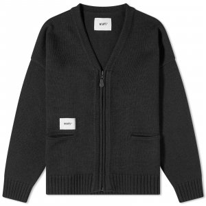 Кардиган Wtaps 03 Zipped Knitted, черный
