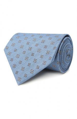 Шелковый галстук Brioni. Цвет: голубой
