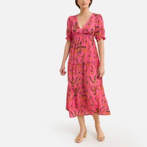 Платье BA&SH. Цвет: розовый