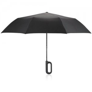 Зонт XD от дождя непромокаемый / d102 см Складной с системой антиветер DESIGN. Цвет: черный