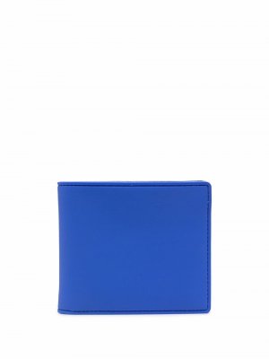 Бумажник с декоративной строчкой Maison Margiela. Цвет: синий