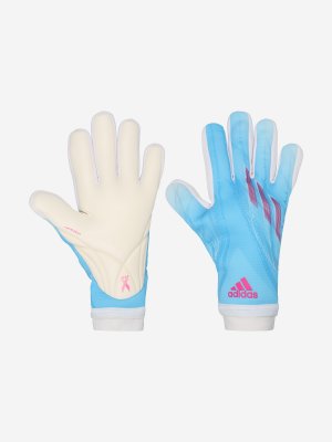 Перчатки вратарские X GL LGE, Голубой, размер 10 adidas. Цвет: голубой