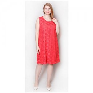 Платье , повседневное, миди, размер 2, розовый Keyra Alberto Cacciari. Цвет: оранжевый