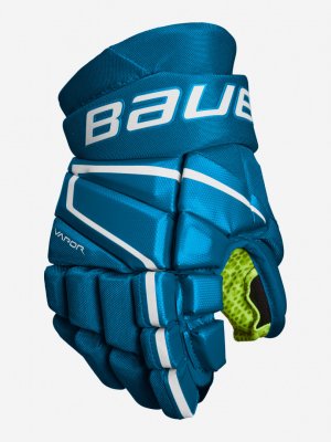 Перчатки хоккейные детские Vapor 3X Mto JR, Синий Bauer. Цвет: синий