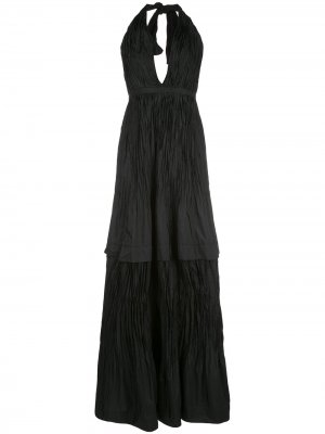 Вечернее платье Tressa с вырезом халтер Alexis. Цвет: черный