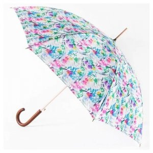 Зонт-трость , мультиколор Goroshek. Цвет: голубой/розовый/зеленый/белый