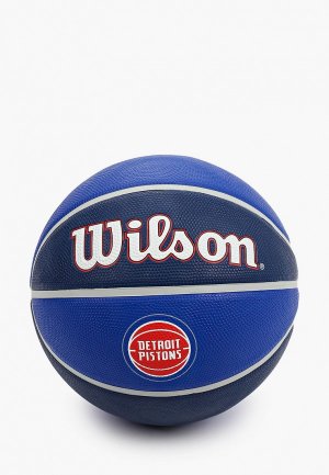 Мяч баскетбольный Wilson NBA TEAM TRIBUTE BSKT DET PISTONS. Цвет: синий