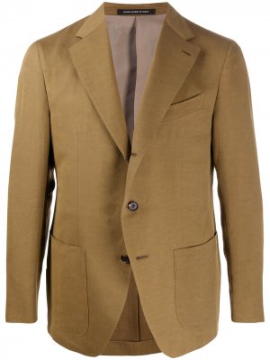 Фактурный пиджак с карманами Caruso. Цвет: нейтральные цвета