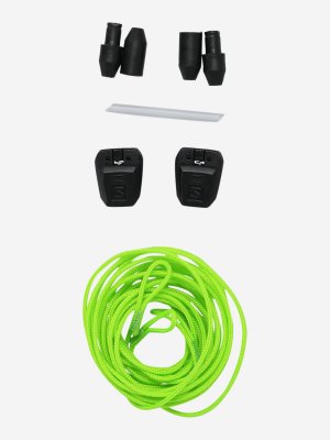 Шнурки Quicklace Kit, Зеленый Salomon. Цвет: зеленый