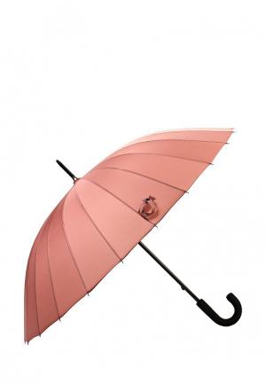 Зонт-трость Kawaii Factory. Цвет: коралловый