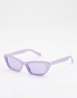 Узкие солнцезащитные очки «кошачий глаз» 499/S-Фиолетовый цвет Marc Jacobs